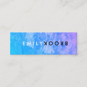 Letter Flip Mini Business Card