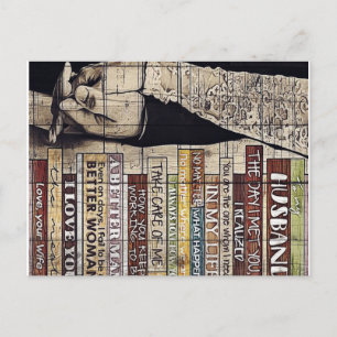 Letter For Family   Family Decoration   Postcard