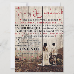 Letter For Him   Cool To My Husband Gift