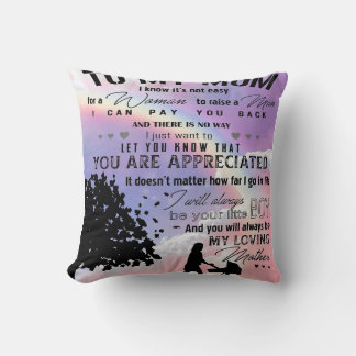 Letter For Mum | To My Mum Rainbow Gift Cushion