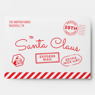 Letter for Santa Envelope