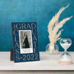 Letter Frame EDITABLE COLOR Graduation Plaque<br><div class="desc">Great keepsake to remember this special milestone in life. Background colour can be customised online! Matching items can be found on our website: www.berryberrysweet.com or upon request.</div>