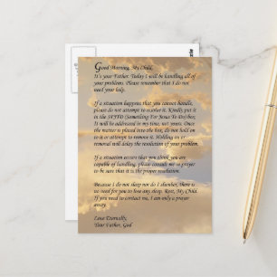 Letter From God Postcard