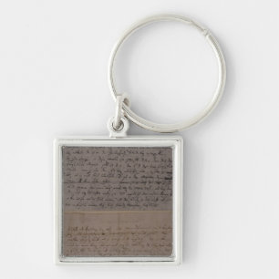 Letter from Leopold Mozart Key Ring