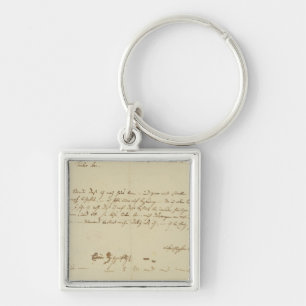 Letter from Mozart to a freemason, January 1786 Key Ring