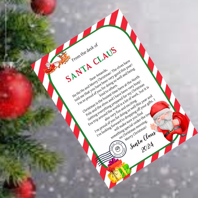 Letter From Santa Claus Christmas (Creator Uploaded)