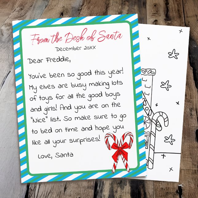 Letter from Santa Clause Kid's Christmas (Creator Uploaded)