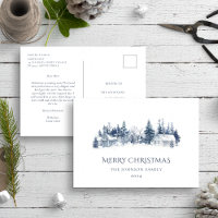 Letter from Santa to baby Blue Christmas Winter