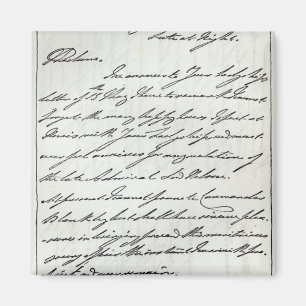 Letter from William IV to Lady Nelson Magnet