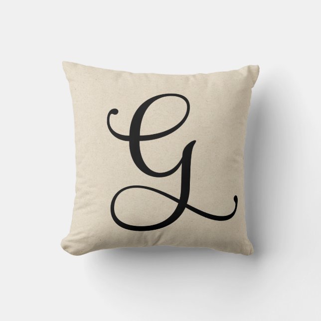 Letter G Cushion (Front)