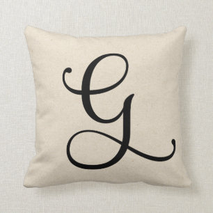 Letter G Cushion