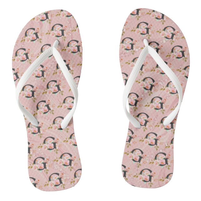 Letter G Jandals (Footbed)