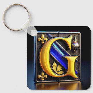 Letter G Key Ring