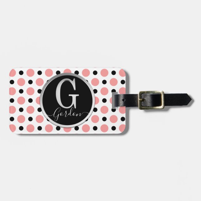 Letter G Luggage Tag (Front Horizontal)