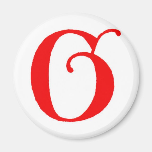 Letter G Magnet (Front)