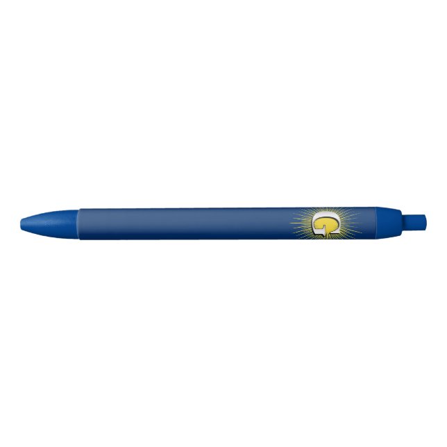 Letter G – masonic symbol Black Ink Pen (Front)