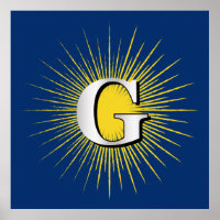 Letter G – masonic symbol