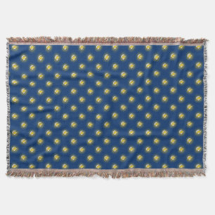 Letter G – masonic symbol Throw Blanket