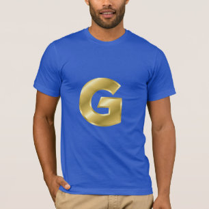 Letter G Men's Basic Bella Canvas T-Shirt
