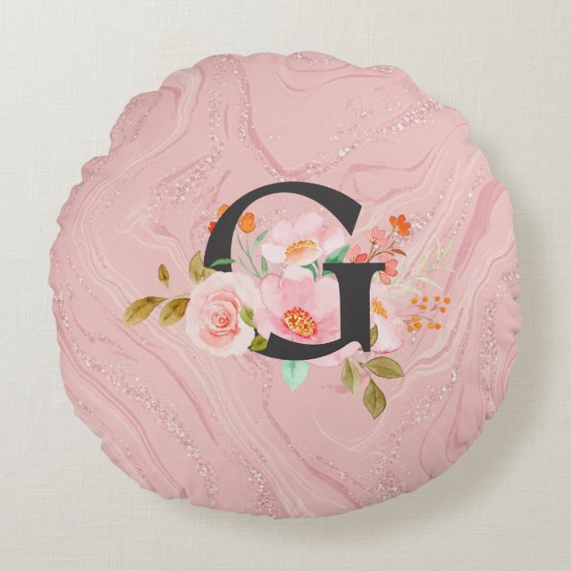Letter G Round Cushion (Front)