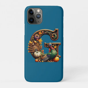 Letter G Thanksgiving style  Case-Mate iPhone Case
