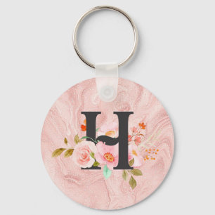 Letter H Key Ring