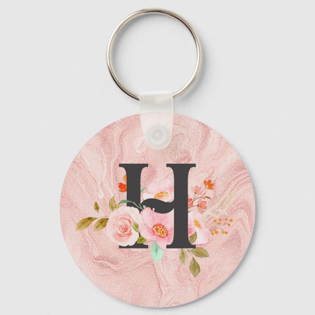Letter H Key Ring (Front)