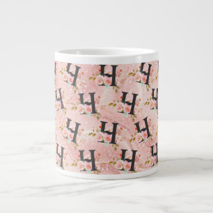 Letter H Large Coffee Mug