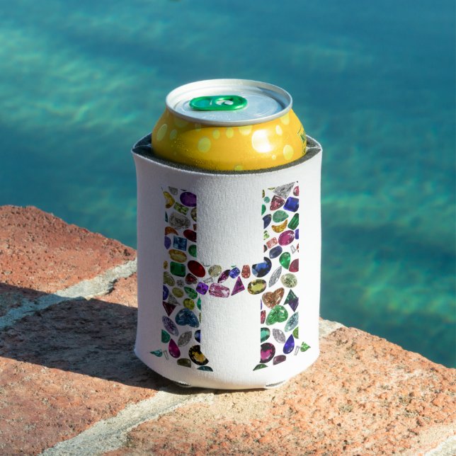 Letter H Monogram Can Cooler (In Situ Pool)