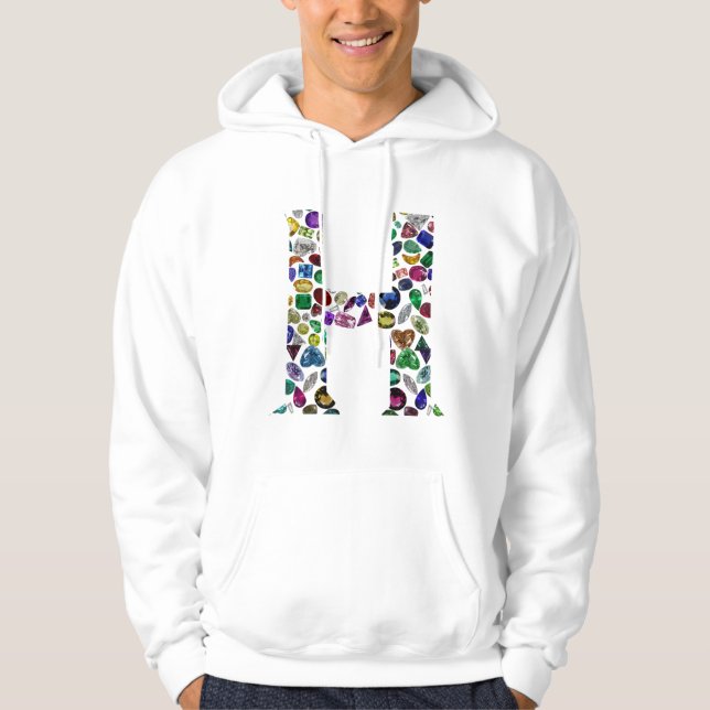 Letter H Monogram Hoodie (Front)