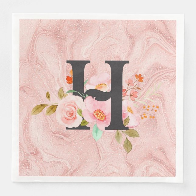 Letter H Napkin (Front)
