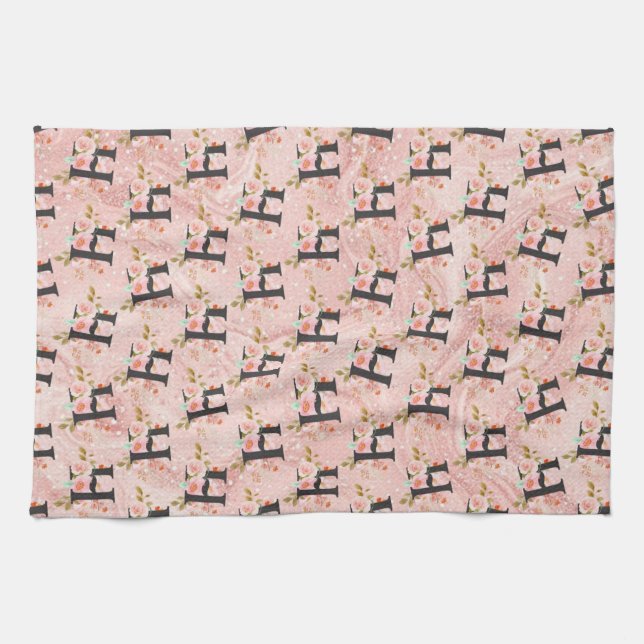 Letter H Tea Towel (Horizontal)