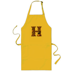 Letter H Thanksgiving gift style  Long Apron