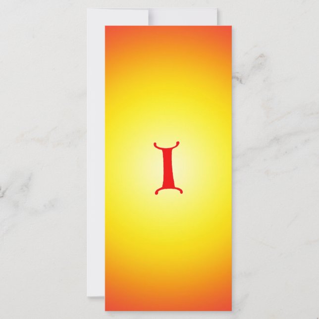 Letter I Book Mark (Front)