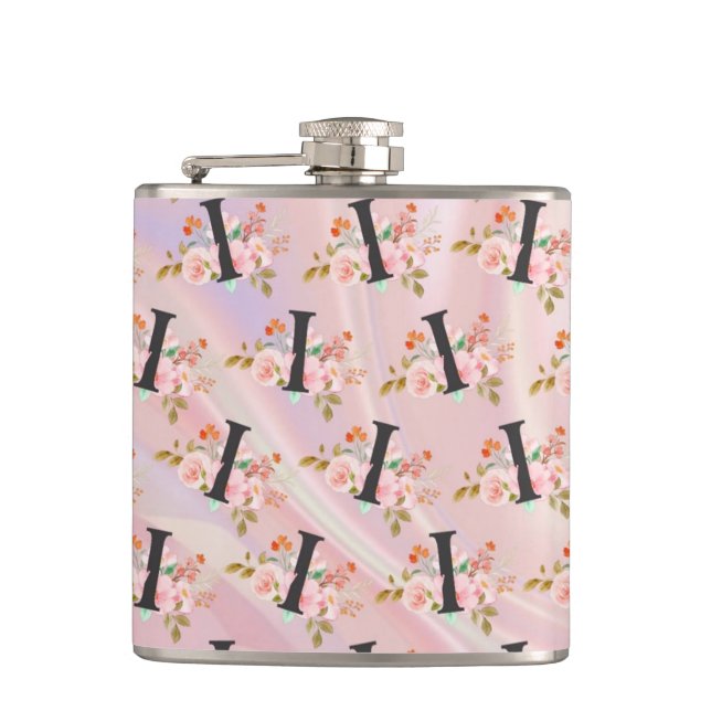 Letter I Hip Flask (Front)