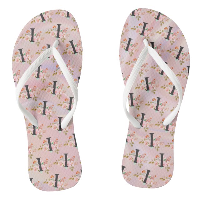 Letter I Jandals (Footbed)
