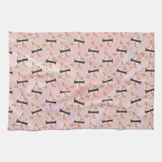 Letter I Tea Towel (Horizontal)