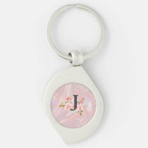 Letter J Key Ring