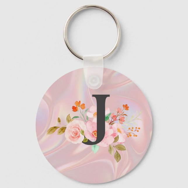 Letter J Key Ring (Front)