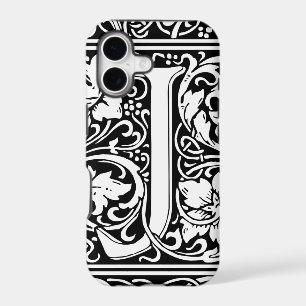 Letter J Mediaeval Monogram Art Nouveau