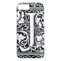 Letter J Mediaeval Monogram Art Nouveau