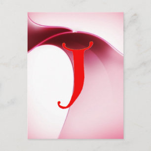 Letter J Postcard