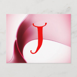 Letter J Postcard