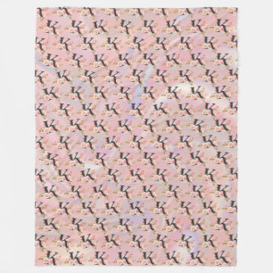 Letter K Fleece Blanket