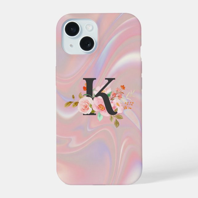 Letter K iPhone 15 Case (Back)