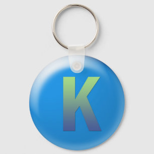Letter K Key Ring