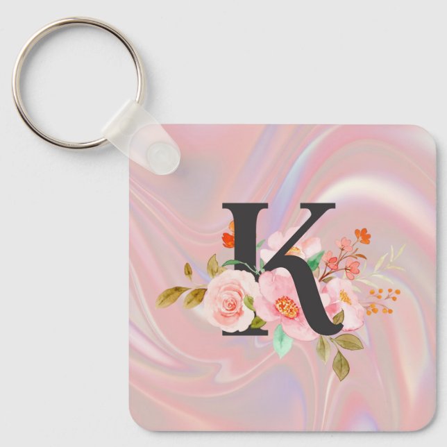 Letter K Key Ring (Front)