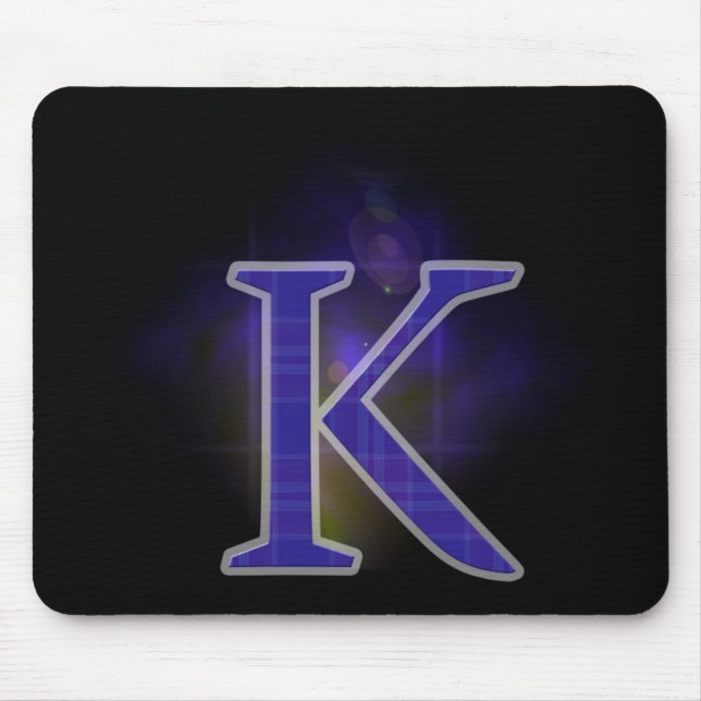Letter K Mouse Pad (Front)