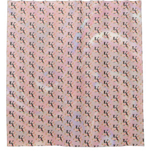 Letter K Shower Curtain