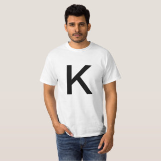 Letter K  T-Shirt